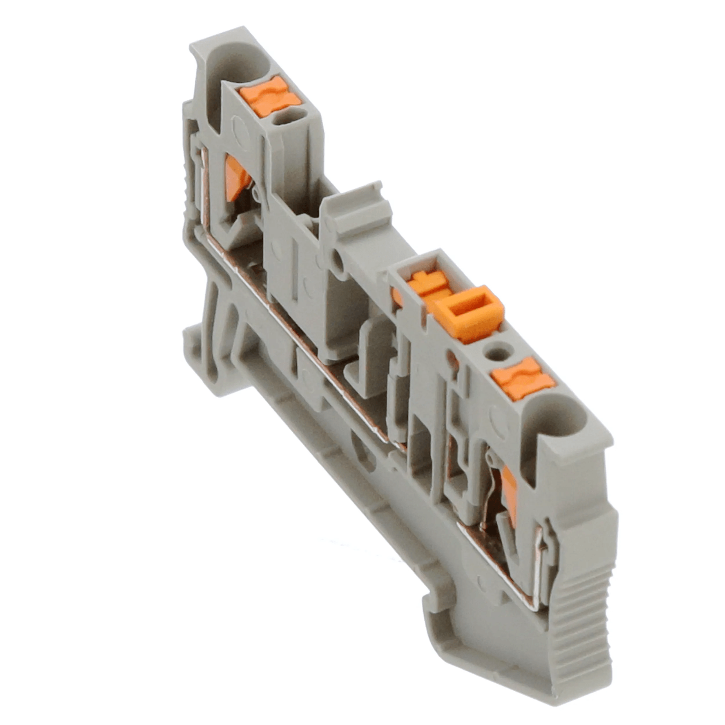 CONECTOR SAK PHOENIX BORNE 2,5MM MOLA PT 2,5-MT PUSH-IN CINZA 3210156