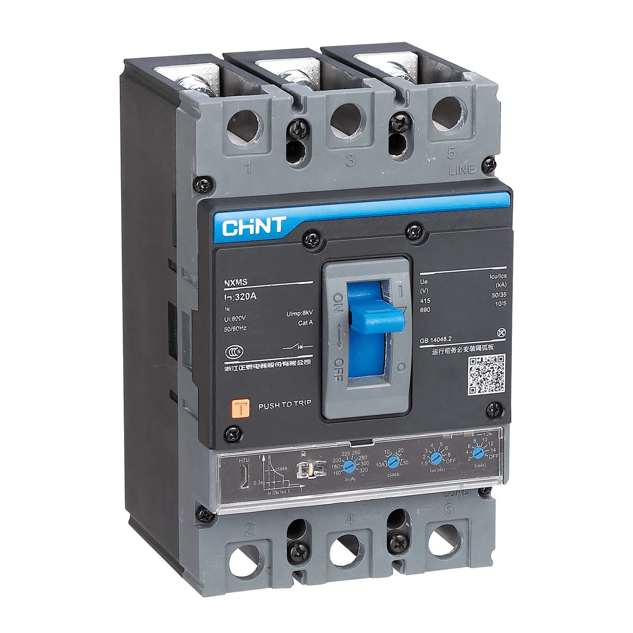 Disjuntor Caixa Moldada Tripolar 800A NXM-800H/3300 Cód. 844379