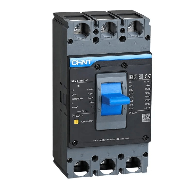 Disjuntor Caixa Moldada Tripolar NXM-630S/3300 – Chint
