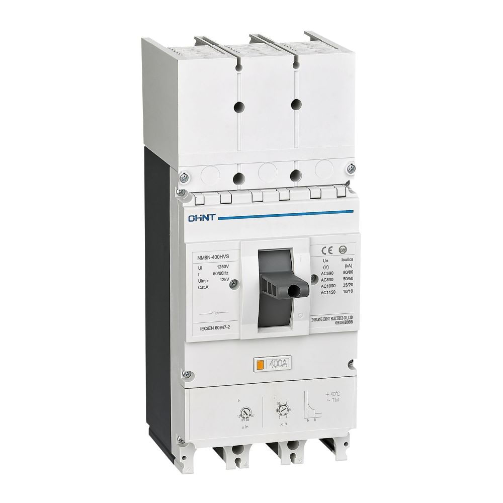 Disjuntor Caixa Moldada Tripolar 400A NM8N-400HVS TM 800V Cód